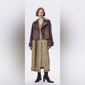 Gabriele Maria Bucolo With Fabrique
Fred Short Jacket in Eco Leather BNWT